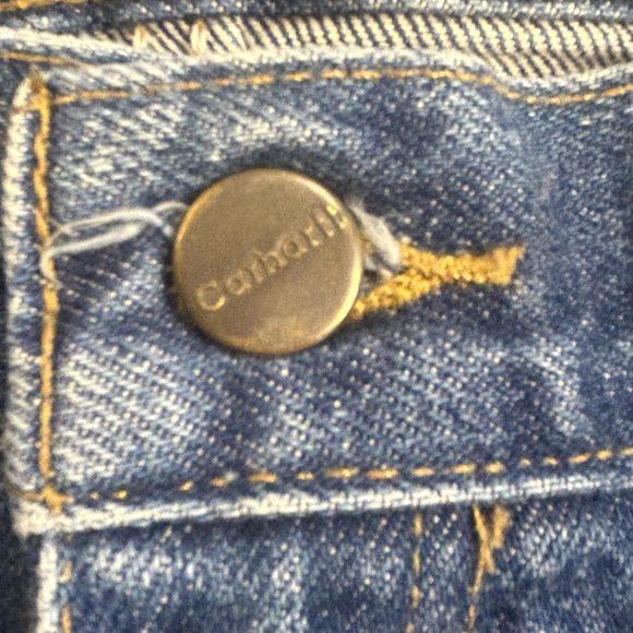 Carhartt Men's Relaxed Fit Blue Jeans. Size 42X30 - Picture 4 of 12